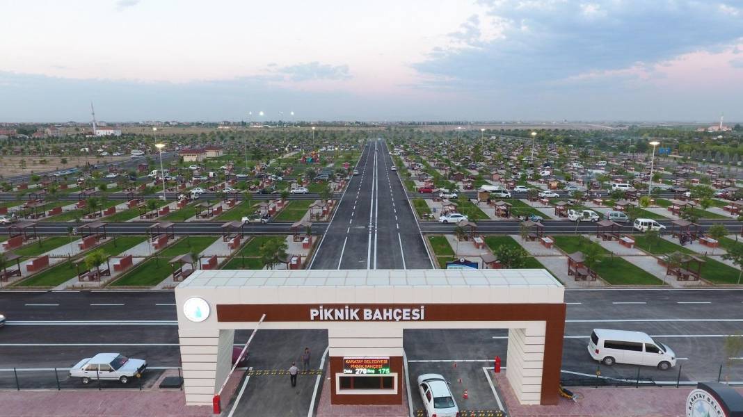 Karatay’daki bu adreste aileye özel piknik bahçesi var! Üstelik mangal yakmak da serbest 5